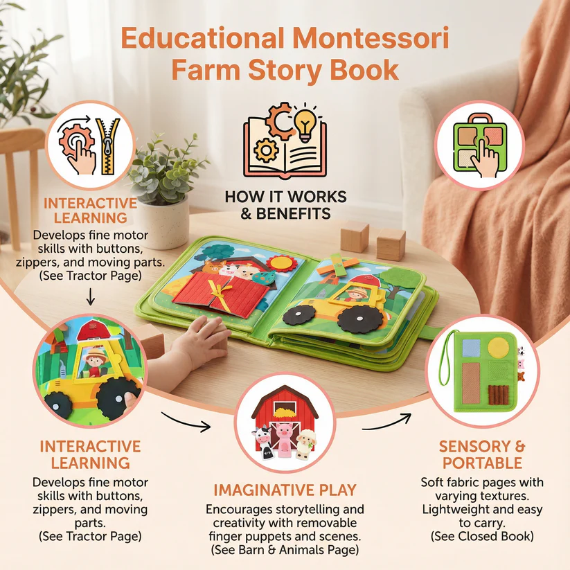 Baby Farm Early Learning Felt