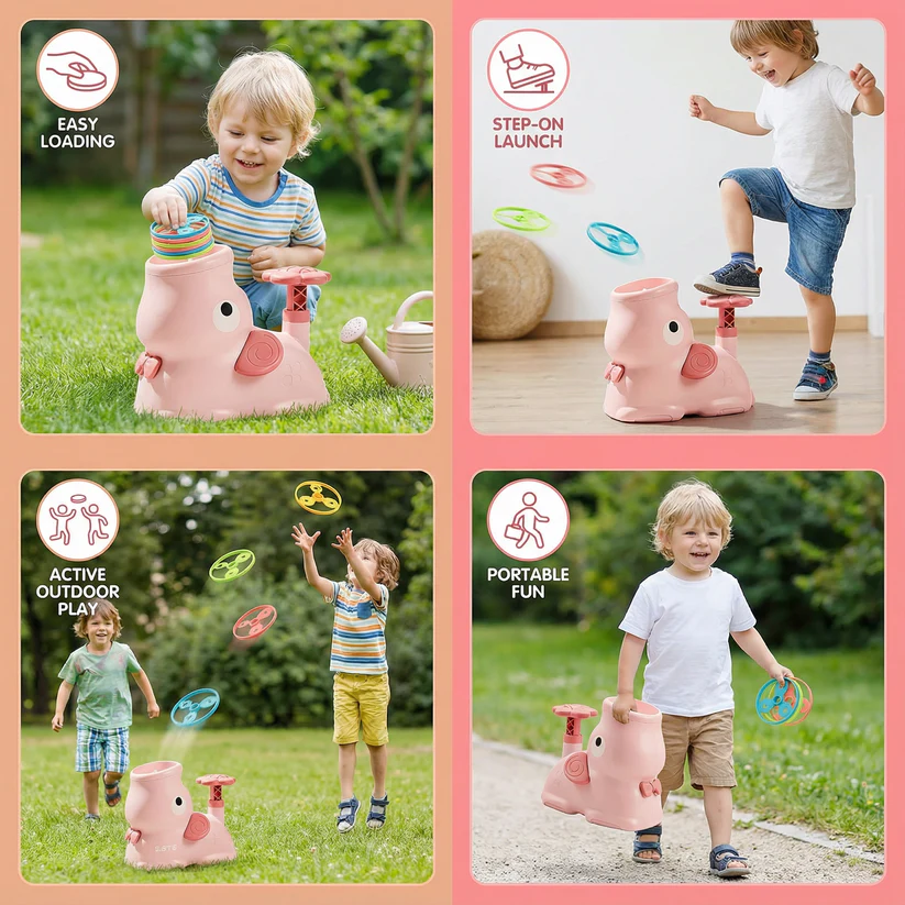 🐘Baby Elephant Bouncing Disc Toy