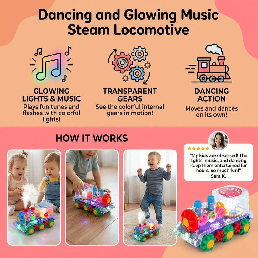 Transparent Gear Train