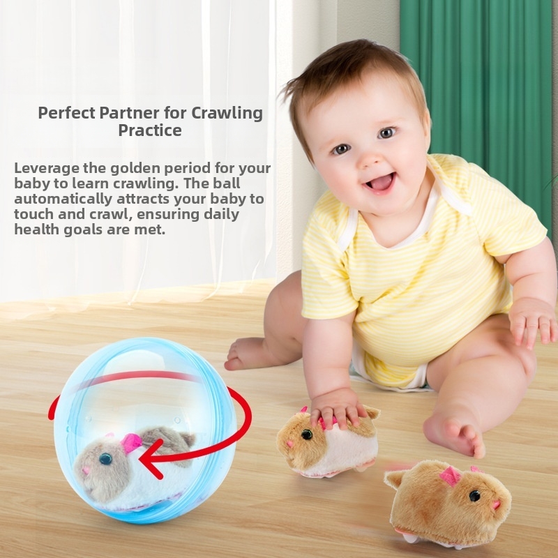 ✨Electric Rabbit Rolling Ball Children's Toy Cat Dog Teaser