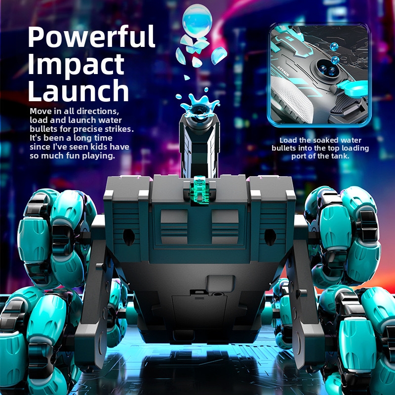 💥Remote-Controlled Tank Six-Wheel Stunt Vehicle