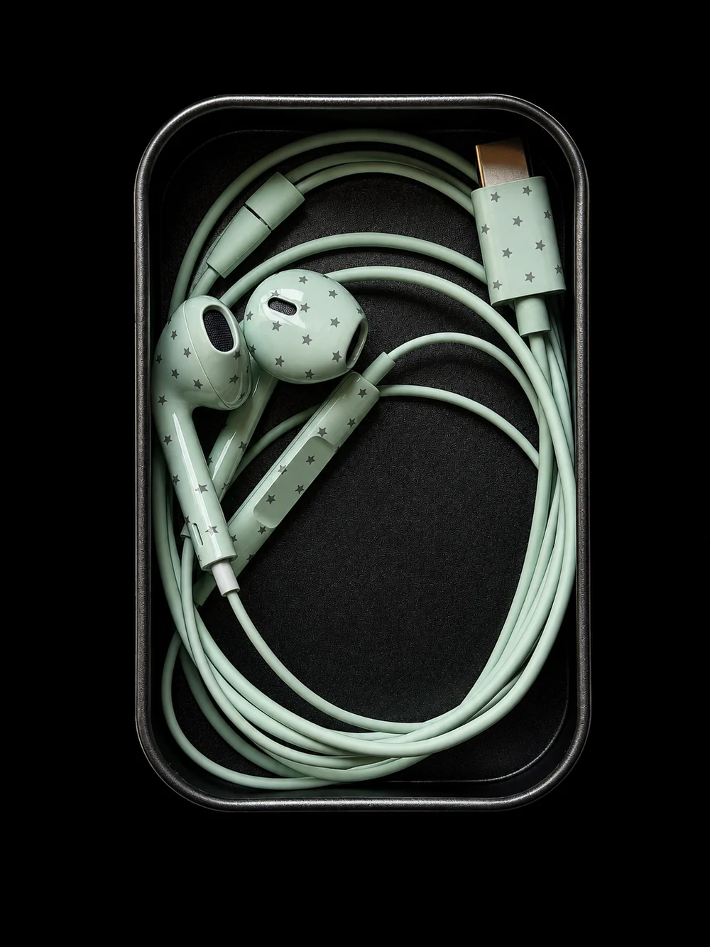 Cute Star & Polka Dot Wired Earbuds ⭐