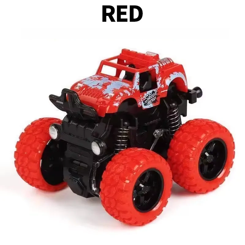 Inertial off-road vehicle toys 