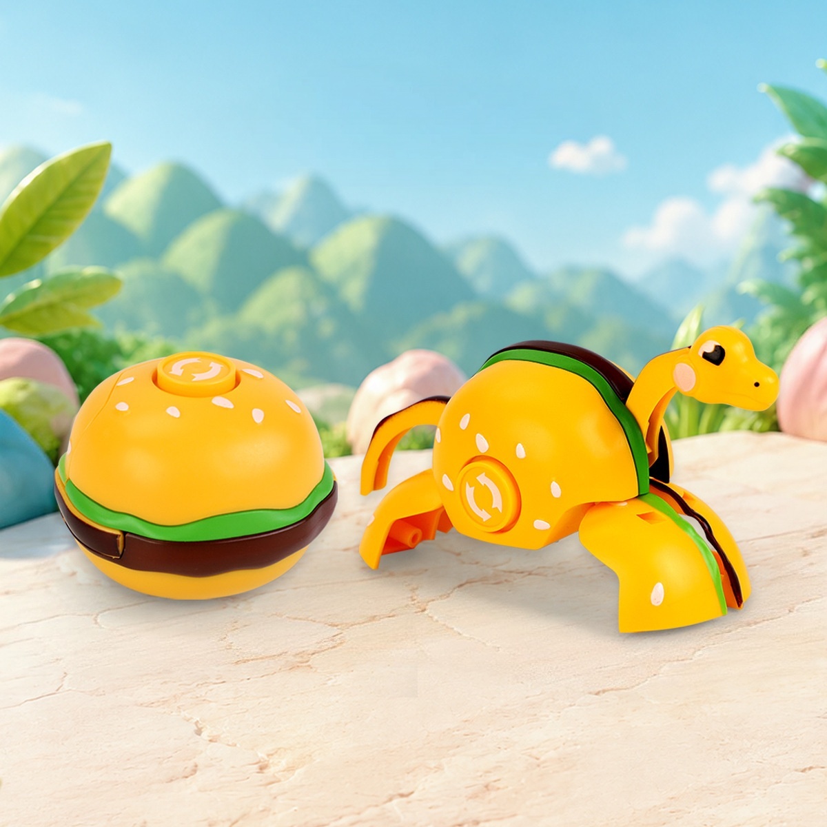 Turn Fast Food into Dinos!  The Ultimate 2-in-1 Fidget Toy!