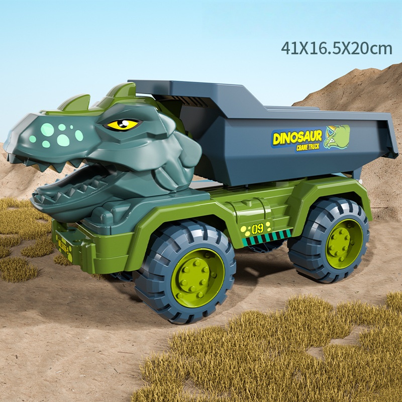 🔥(Buy 1 and get a 12-piece dinosaur kit) - Dinosaur Engineering Vehicle