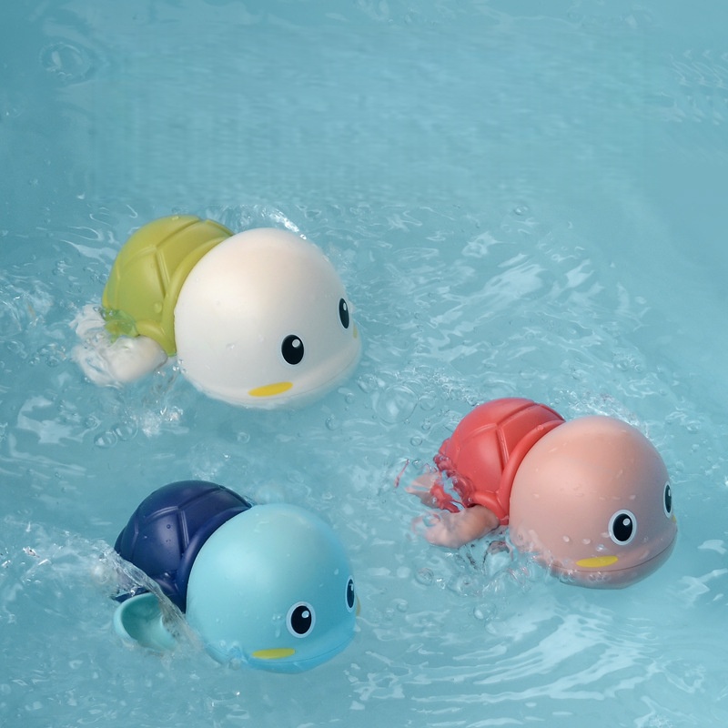 👶 Baby Bath Toys Wind-Up Swimming Toys Floating Bathtub Shower Toys 💦