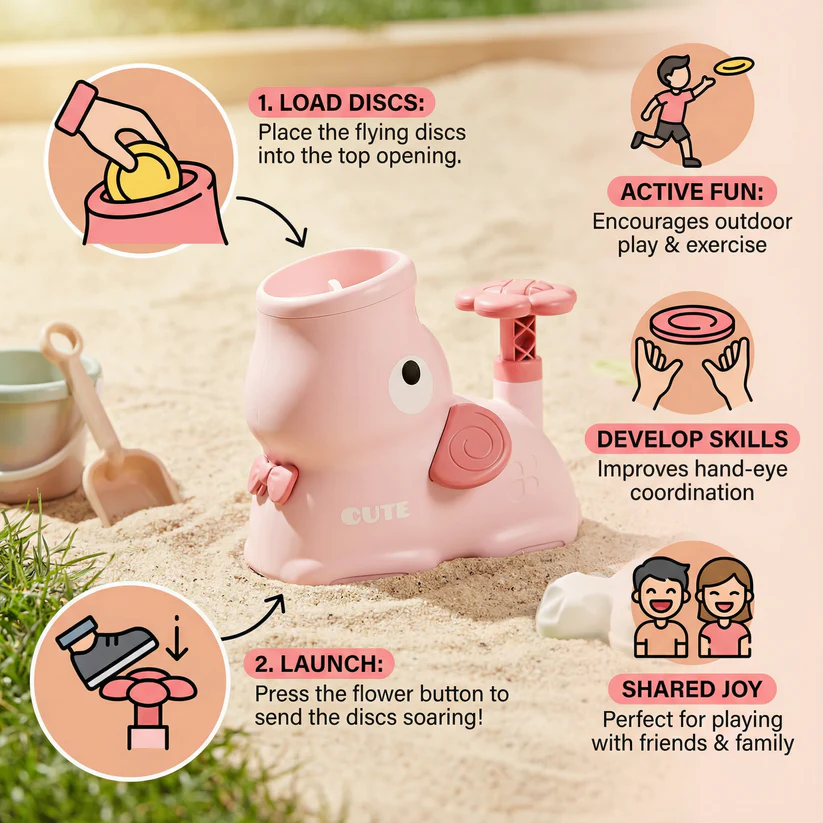 🐘Baby Elephant Bouncing Disc Toy