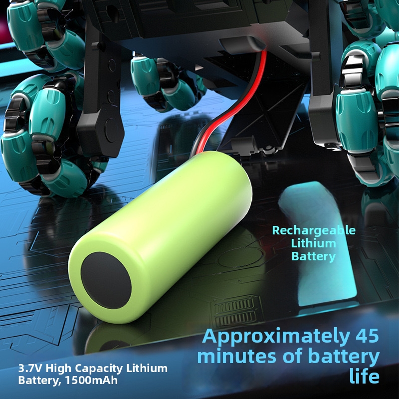 💥Remote-Controlled Tank Six-Wheel Stunt Vehicle