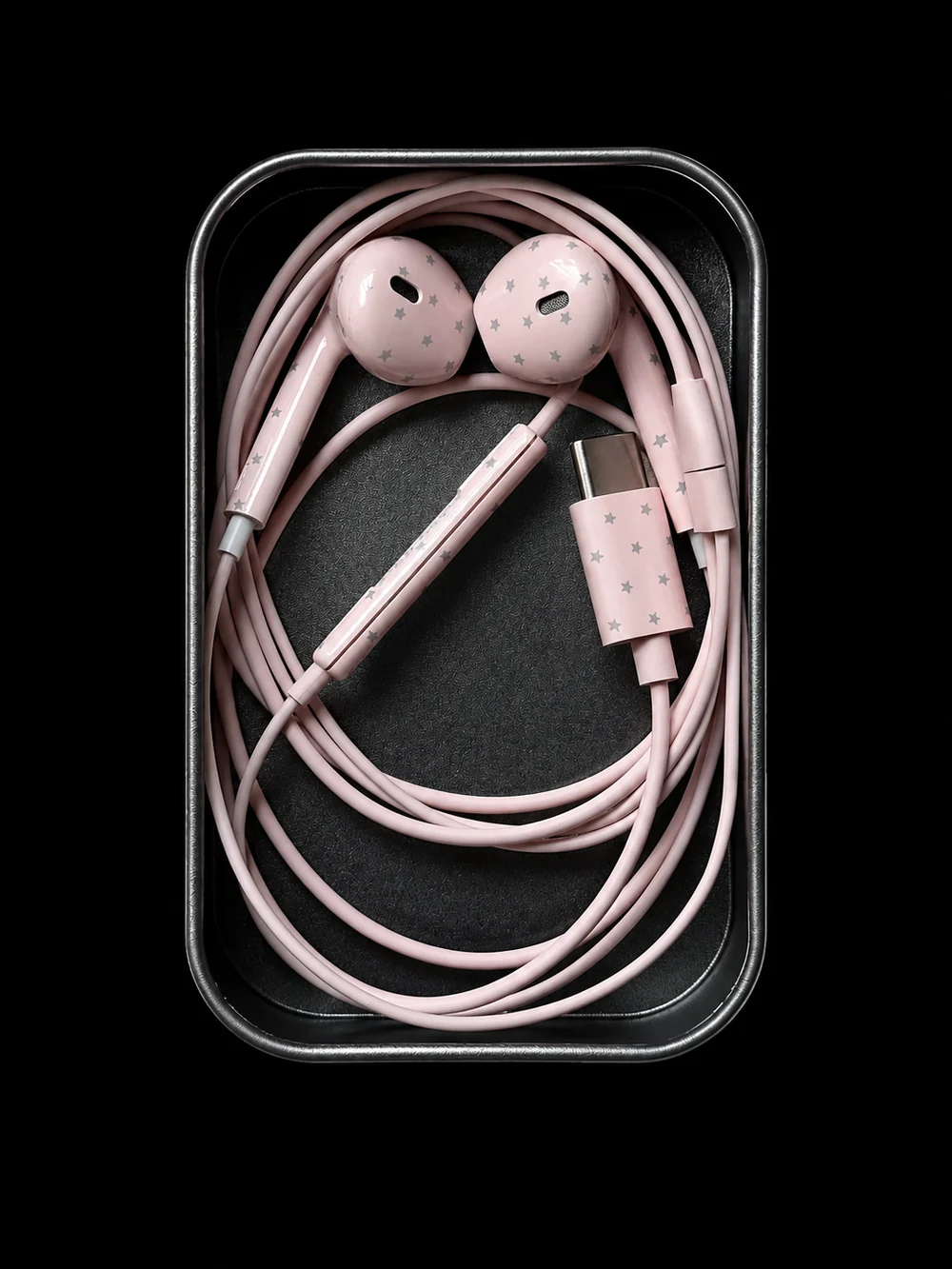 Cute Star & Polka Dot Wired Earbuds ⭐