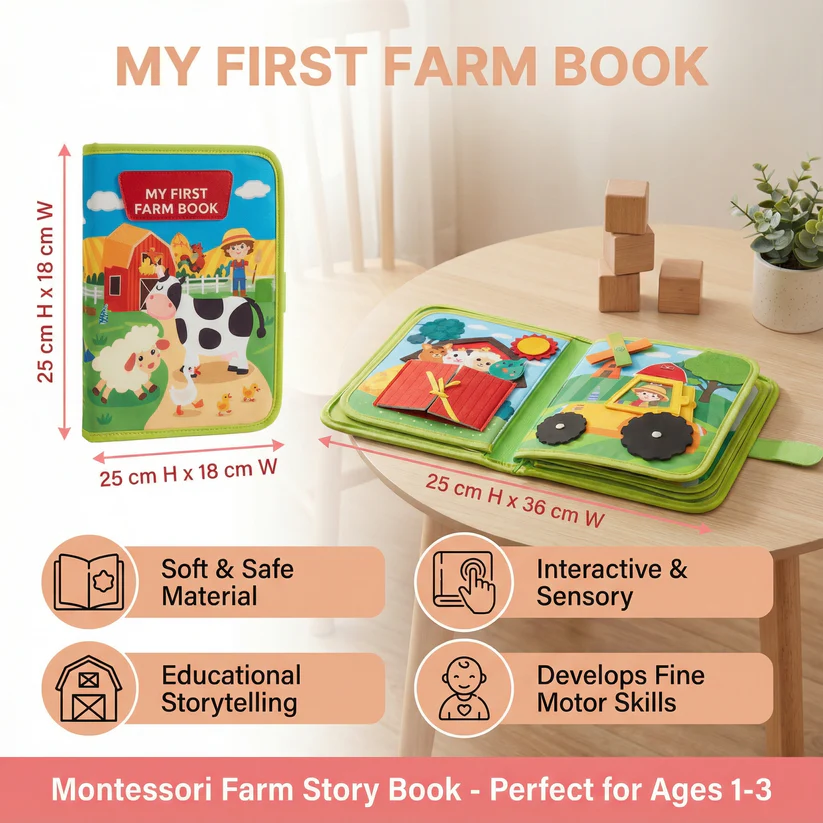 Baby Farm Early Learning Felt