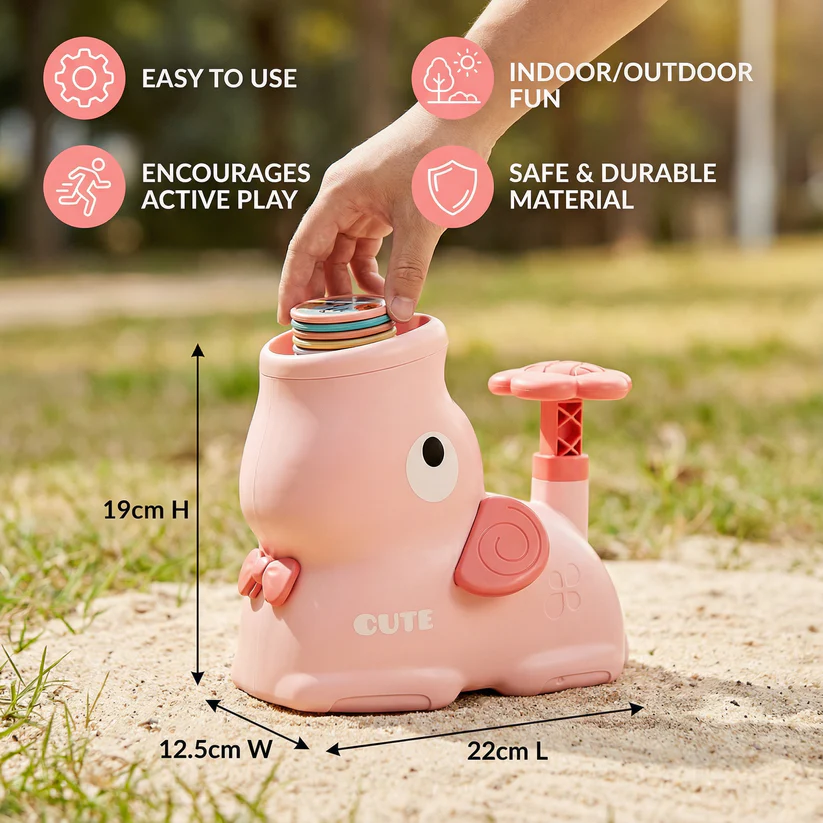 🐘Baby Elephant Bouncing Disc Toy