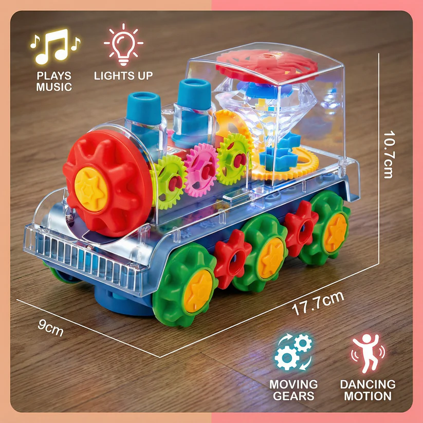 Transparent Gear Train
