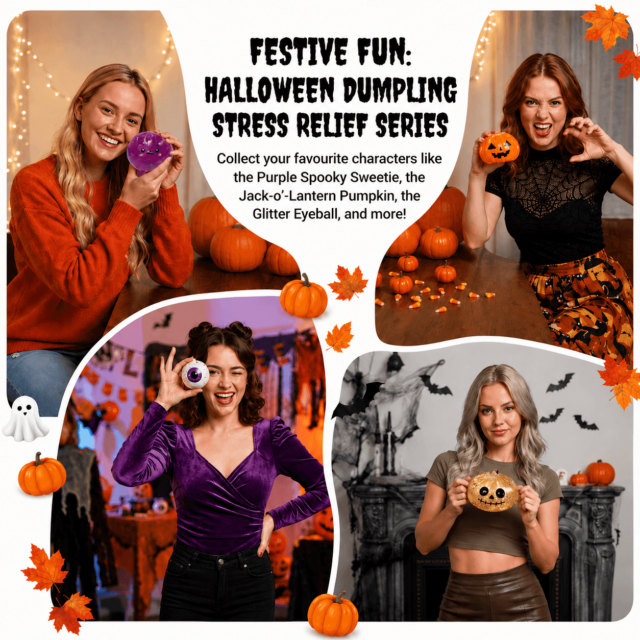 Halloween dumpling squishy product details