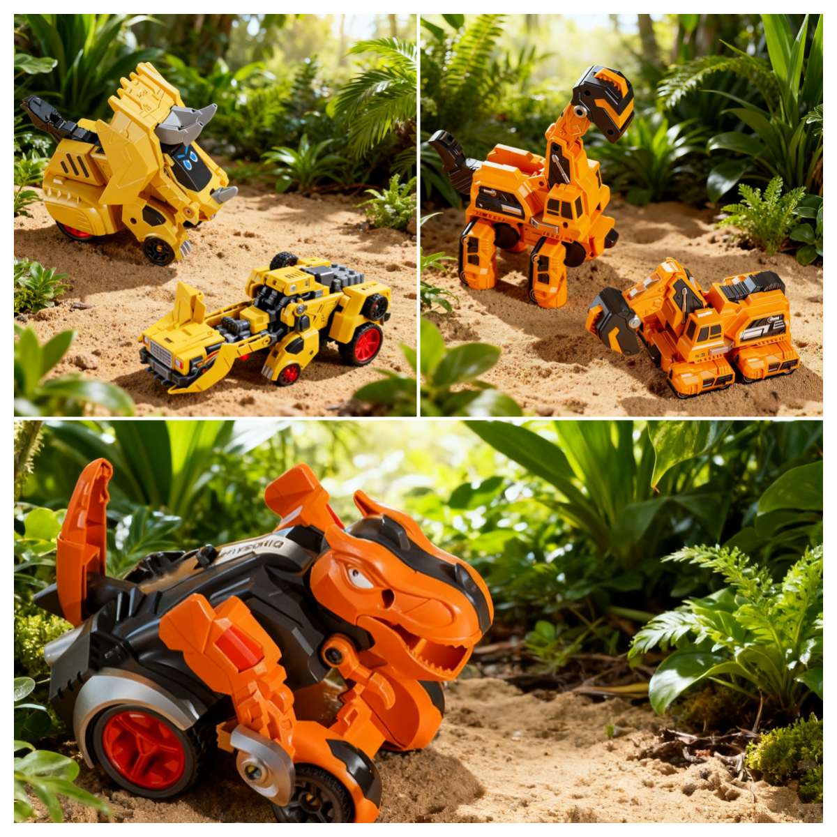 🦖Collision-Deforming Dinosaur Toy: Impact Transformation