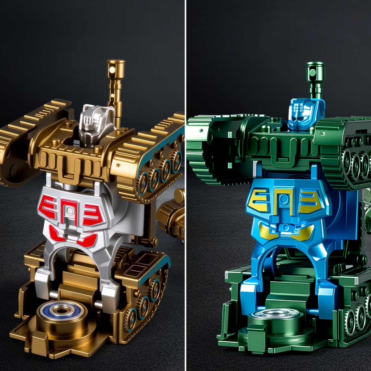 ⚔️ Transformable Finger Spinner: Tank Edition