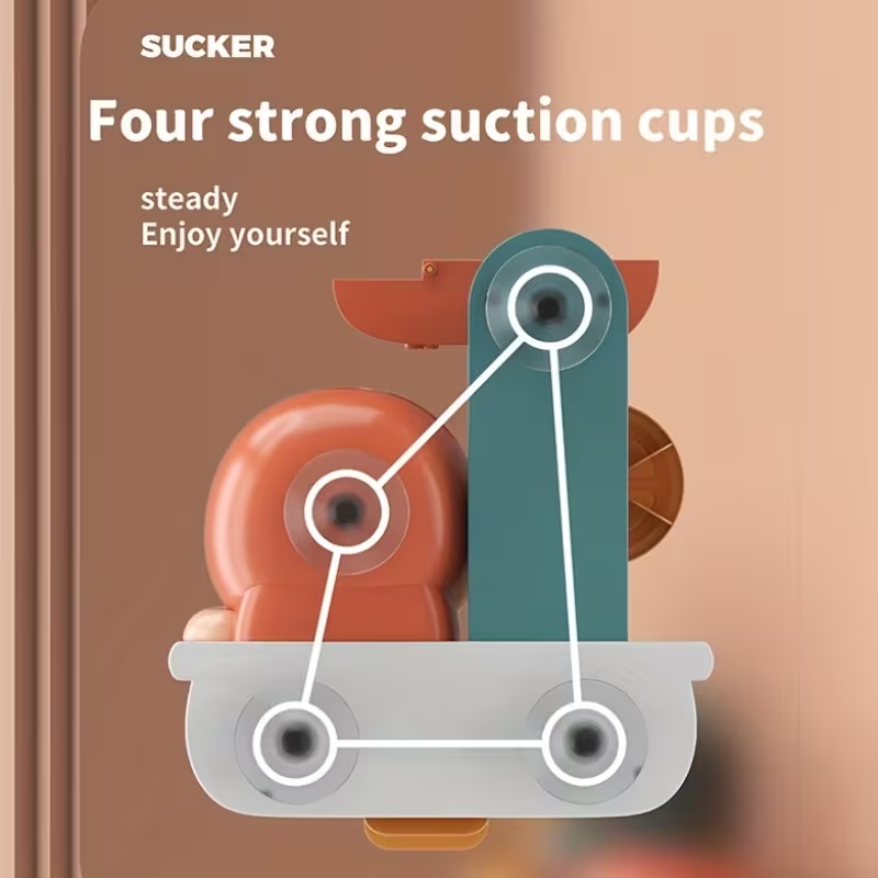 Children's Shower Shower Spray Bubble Lion Turnaround Music Sucker Summer Bathroom Bath Water Play Toy