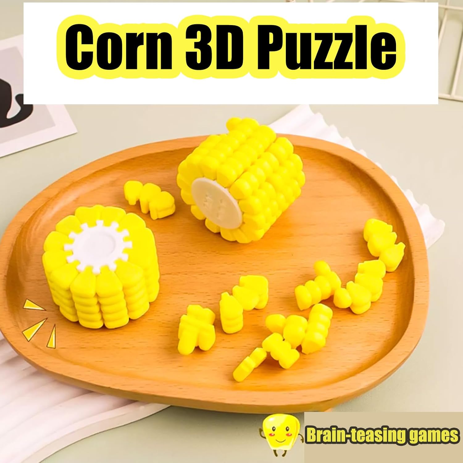 Corn 3D Puzzle – Your Fidgety, Cute New Buddy 🧩🌽
