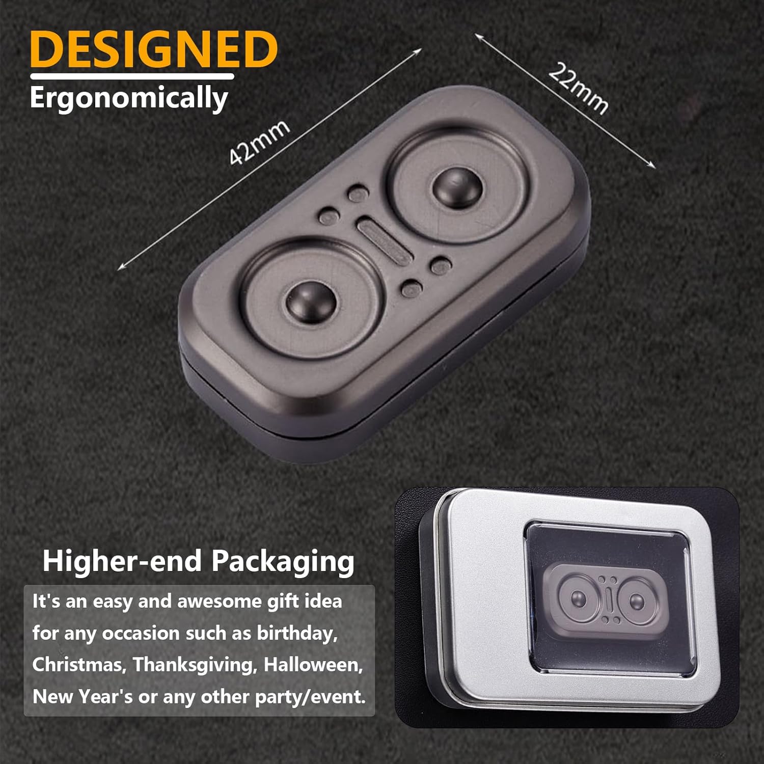 Owl Spinning Card Shuffler EDC Stress Relief Toy