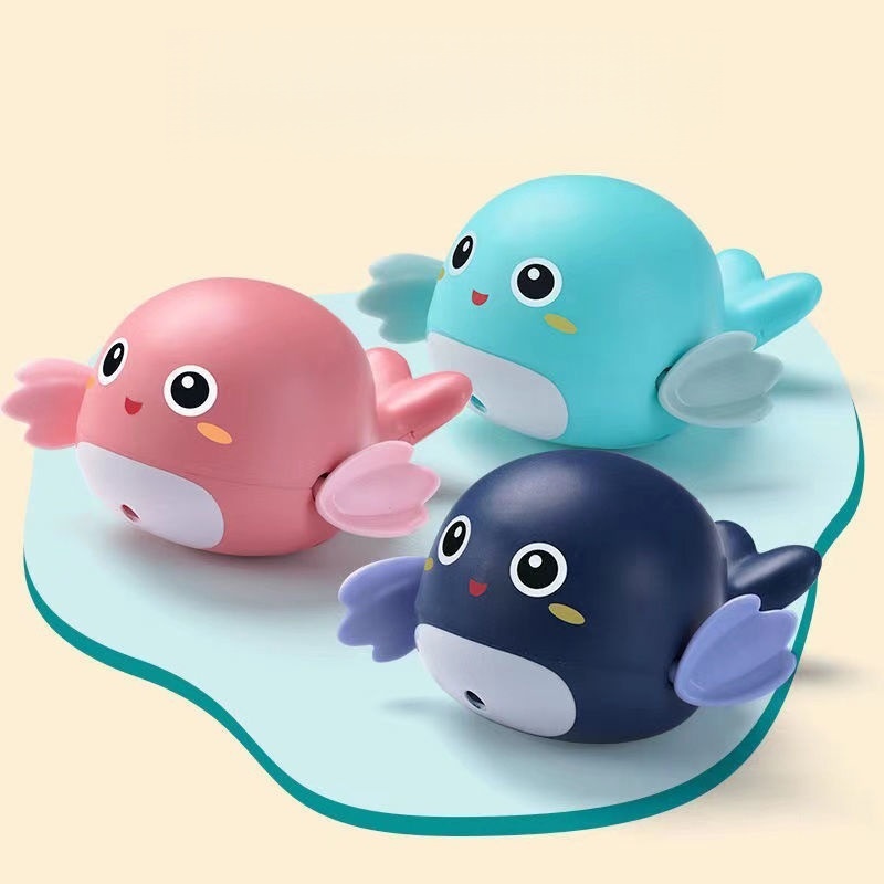 👶 Baby Bath Toys Wind-Up Swimming Toys Floating Bathtub Shower Toys 💦