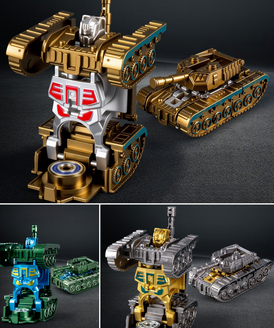 💣Transformable Finger Spinner: Tank Edition