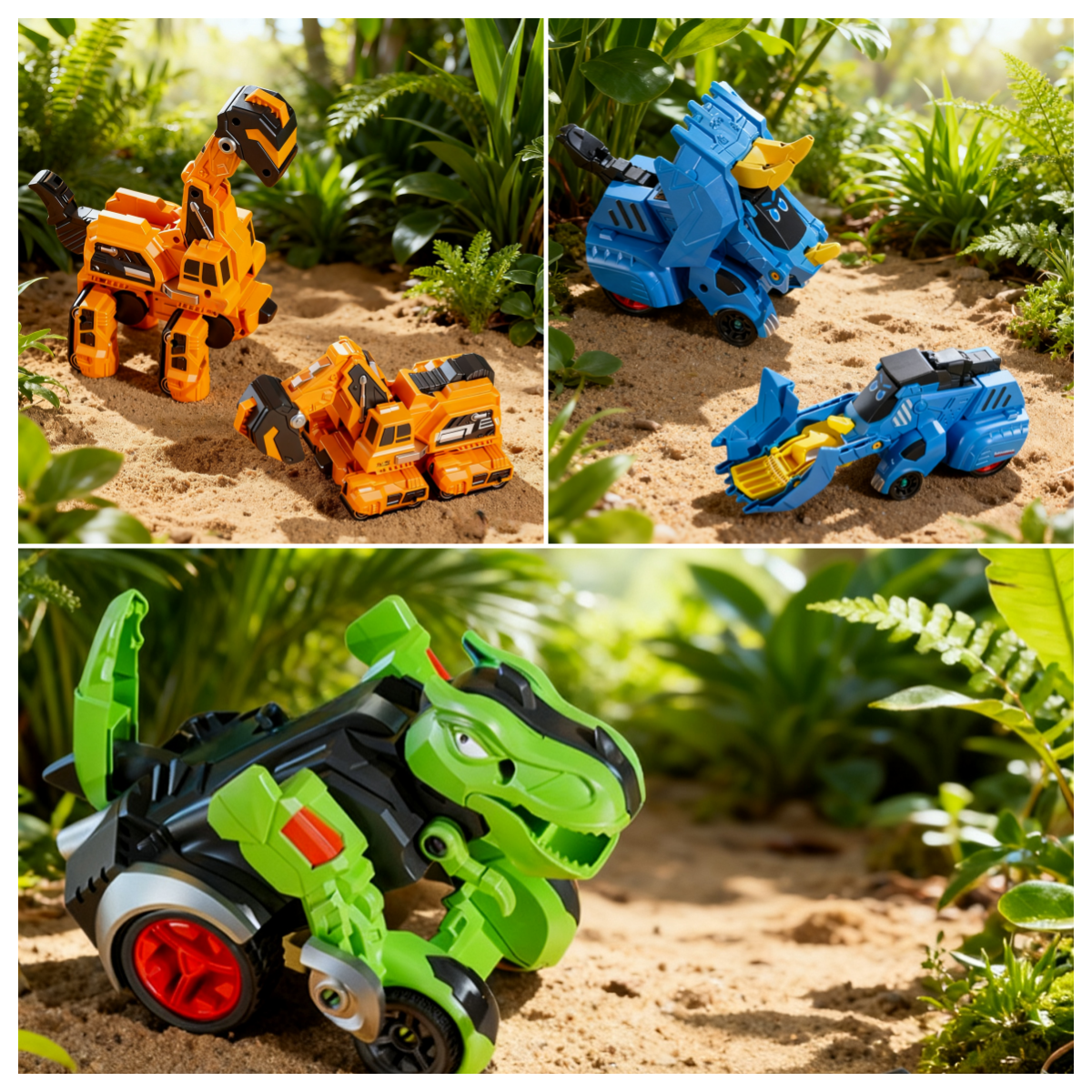 🦖Collision-Deforming Dinosaur Toy: Impact Transformation