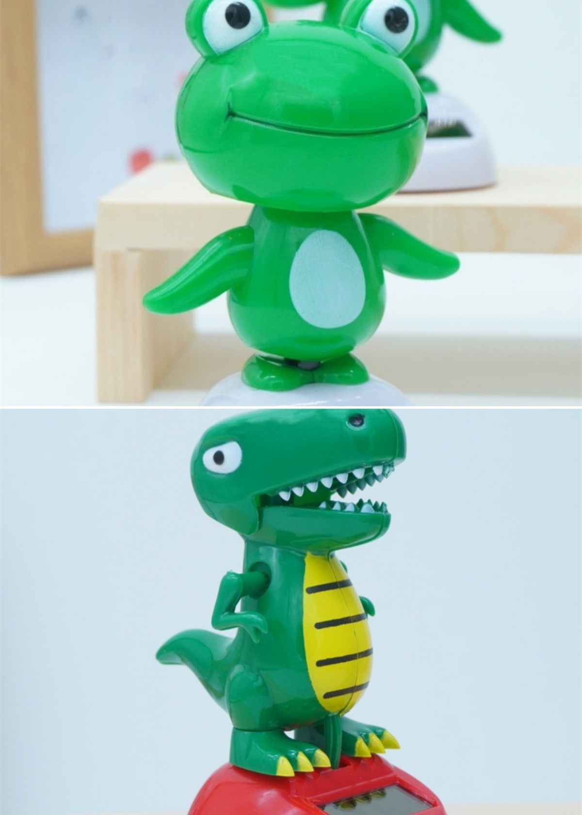 🐸 Solar-Powered Frog Ornament: Perfect for Home Decor or Car Use