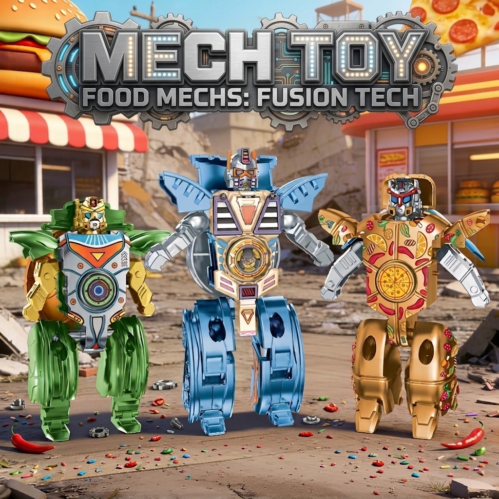 The Ultimate 2-in-1 Transforming Food Robot Spinner