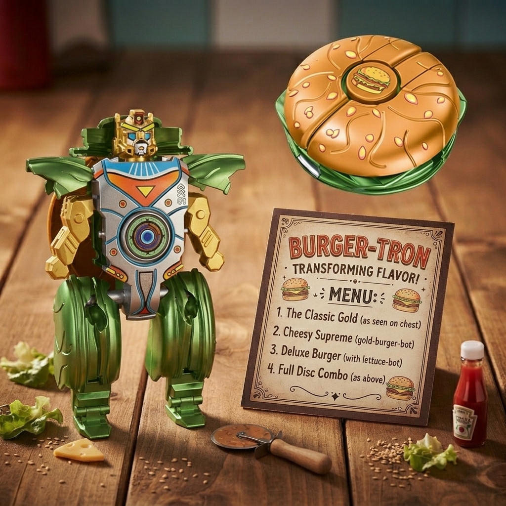 The Ultimate 2-in-1 Transforming Food Robot Spinner