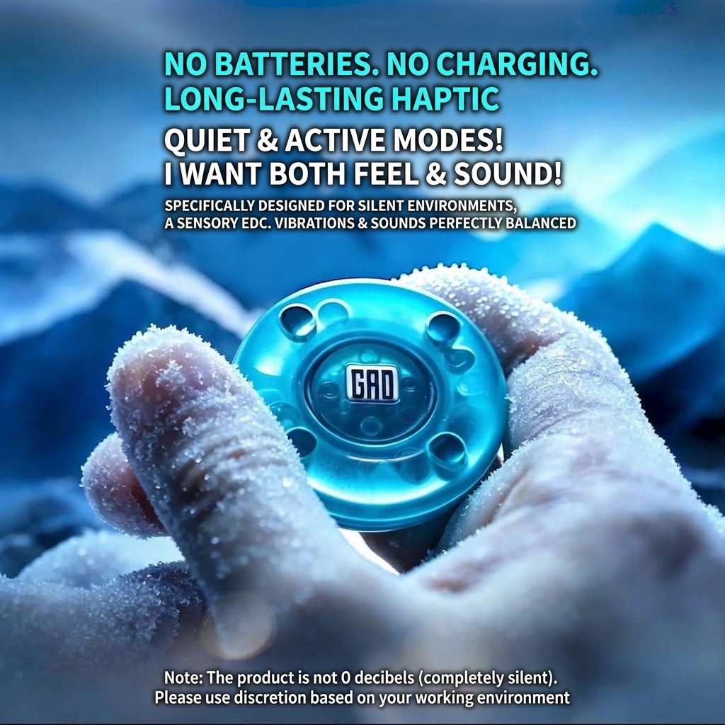 GAO Jelly Motor EDC Haptic Fidget Coin