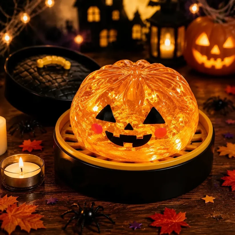 🎃Spooky Dumpling Squishy — Slow-Rising Halloween Stress Relief Toy👻