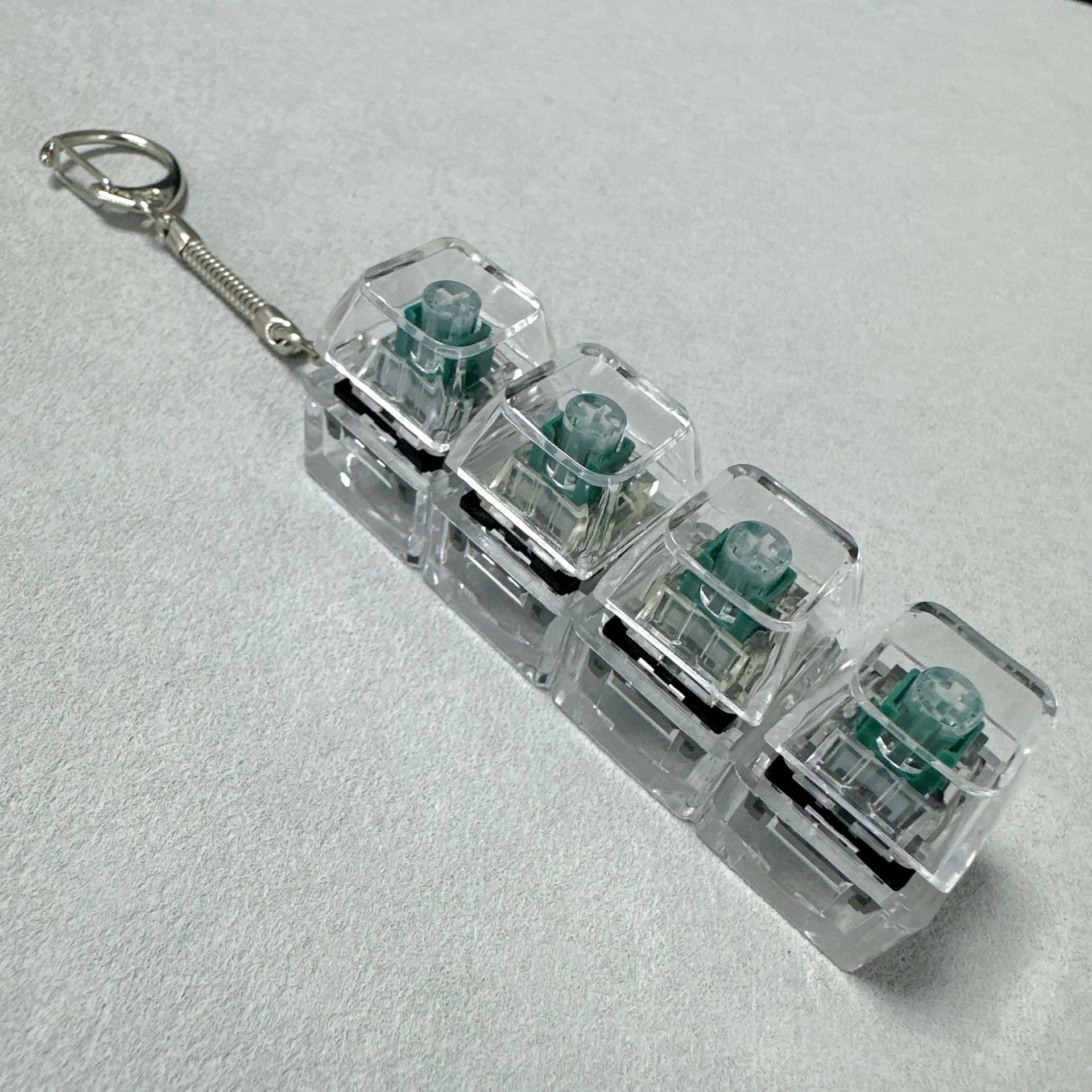 DIY Unzipped Keyboard Keychain