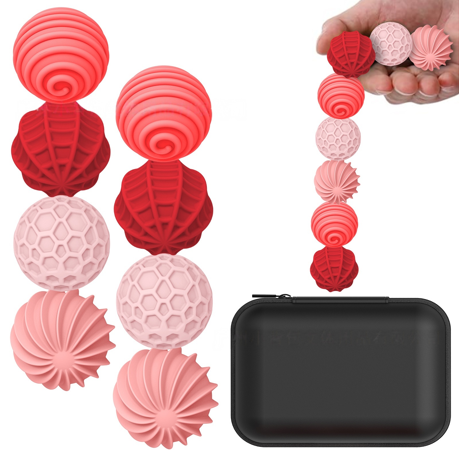MagTextured Sensory Spheres - Magnetic Stress Relief Set