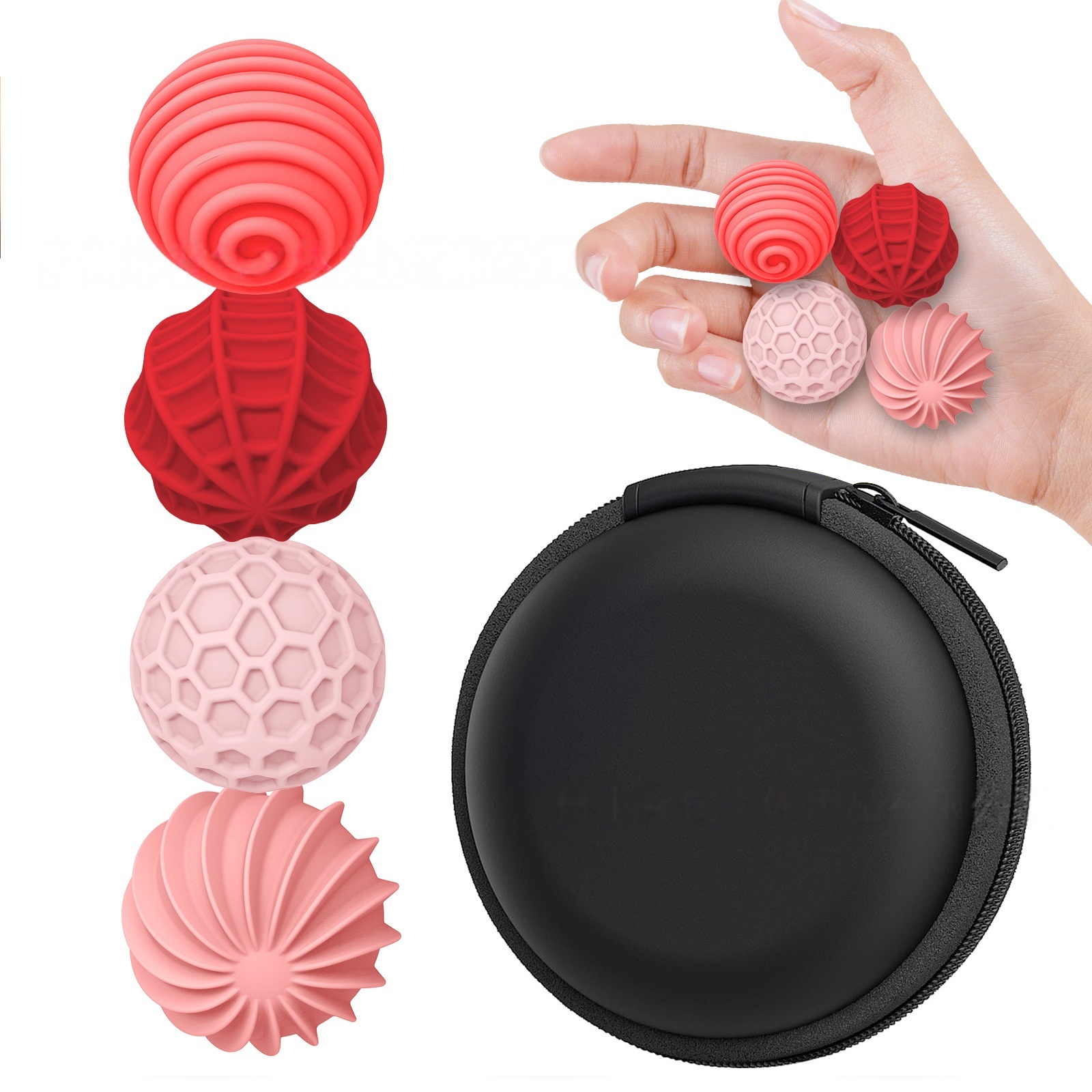 MagTextured Sensory Spheres - Magnetic Stress Relief Set
