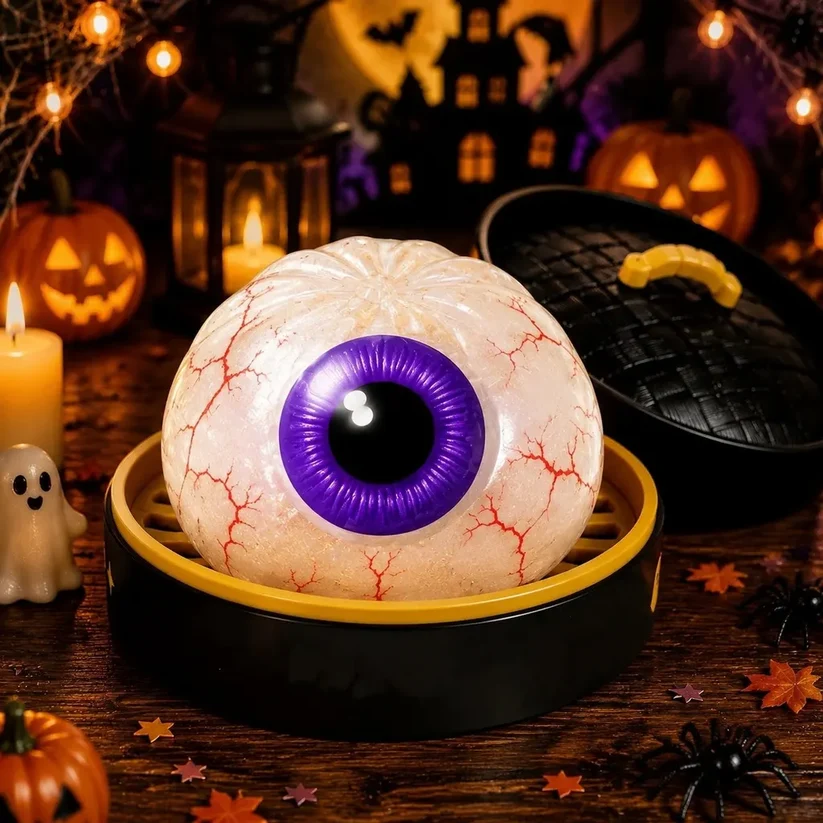 🎃Spooky Dumpling Squishy — Slow-Rising Halloween Stress Relief Toy👻