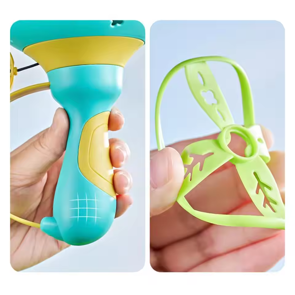 Flying Saucer Disc Launcher Kids Flying Toys