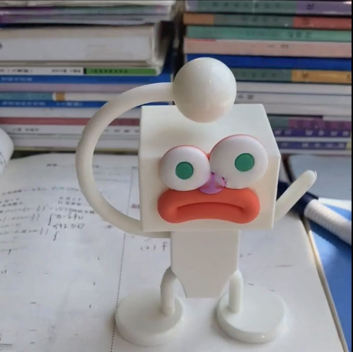 😜 Bored?  It Knocks Its Own Head | Mood-Changing Prank Toy & Stress Reliever (Desk Joy for Students & Workers)