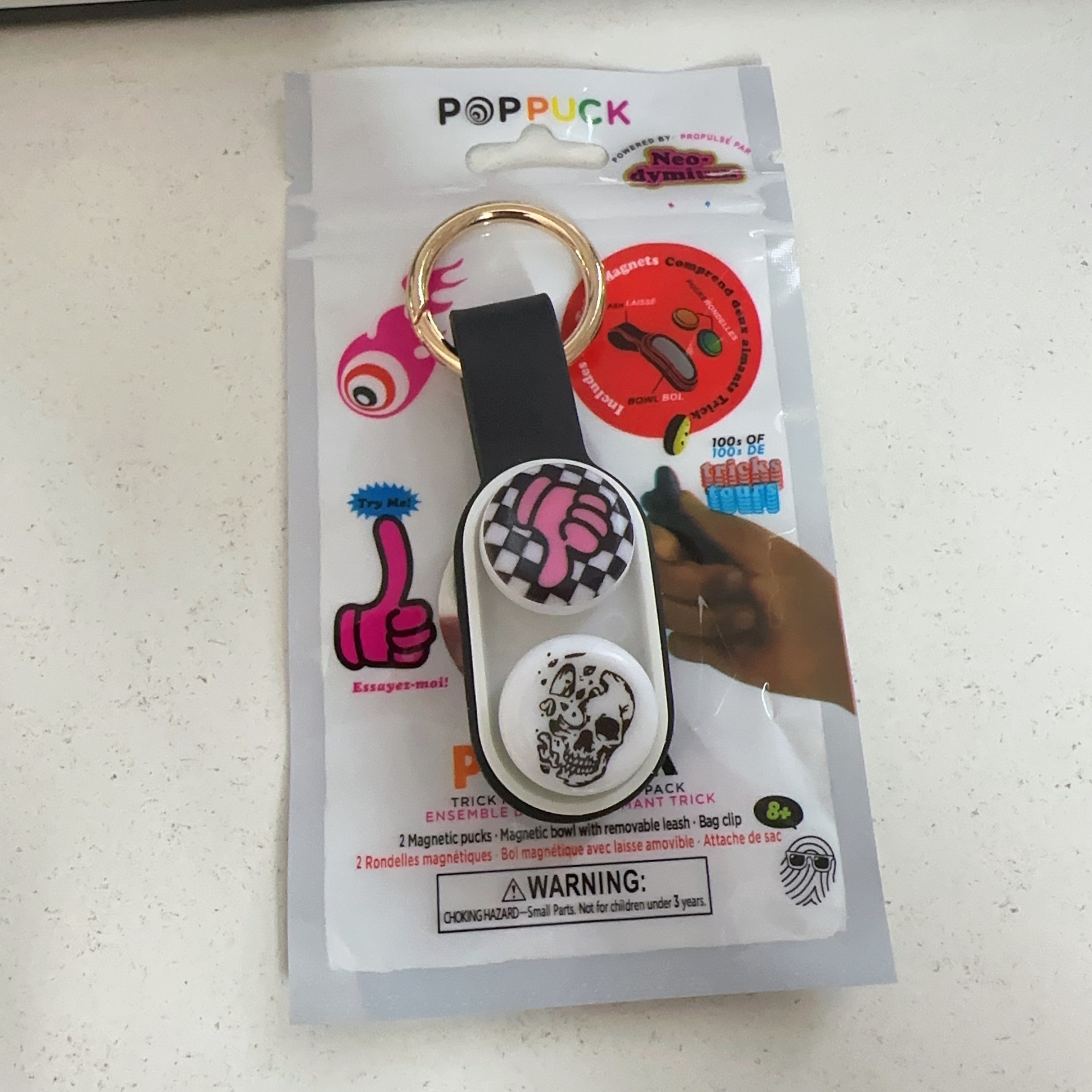 PopPuck Fidget Magnetic Keychain: Your On-the-Go Stress Buster 😌✨