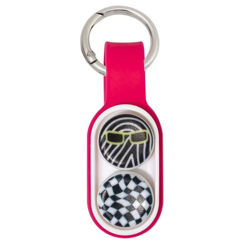 PopPuck Fidget Magnetic Keychain: Your On-the-Go Stress Buster 😌✨