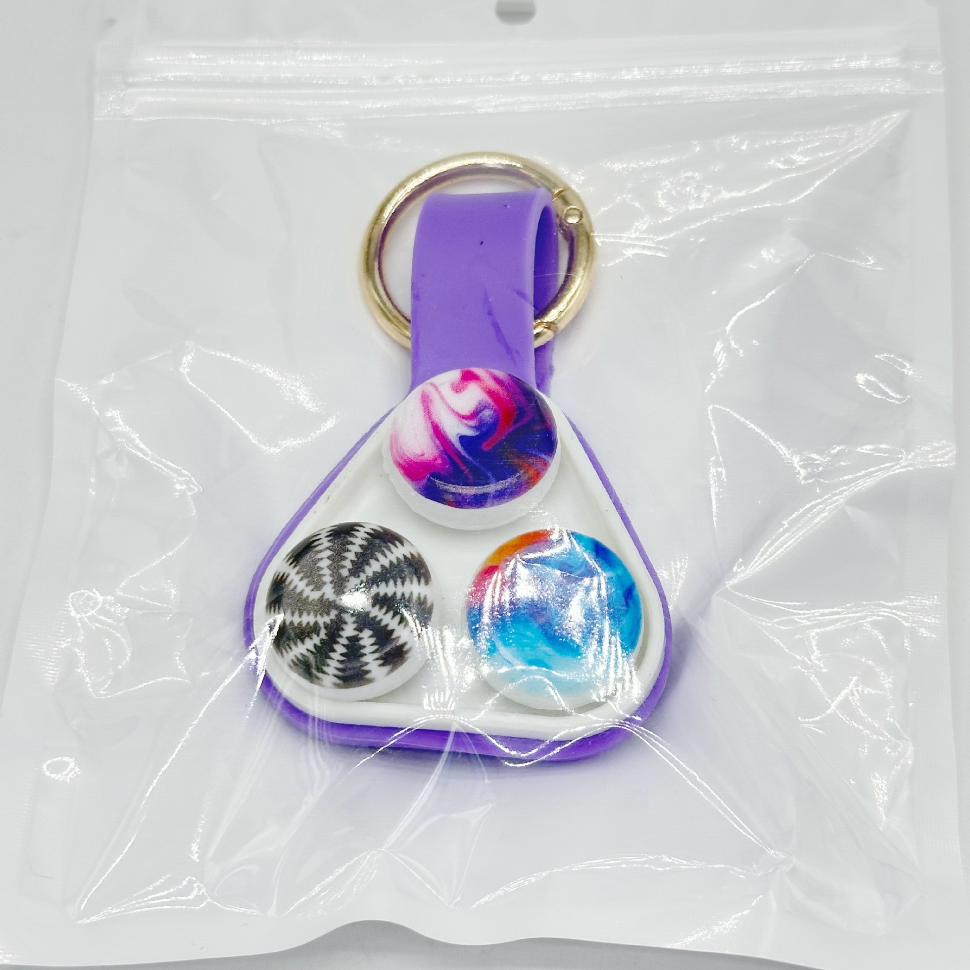 PopPuck Fidget Magnetic Keychain: Your On-the-Go Stress Buster 😌✨