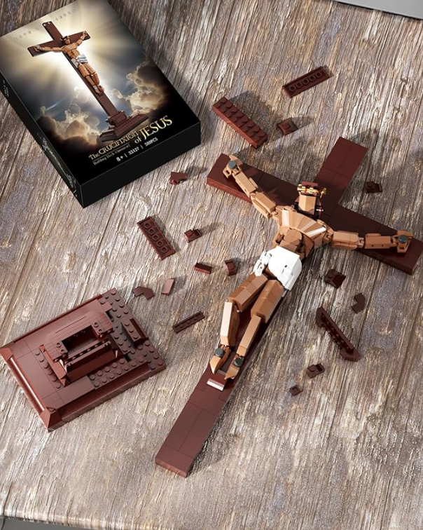 MOC Christianity Jesus Cross Building Blocks Model