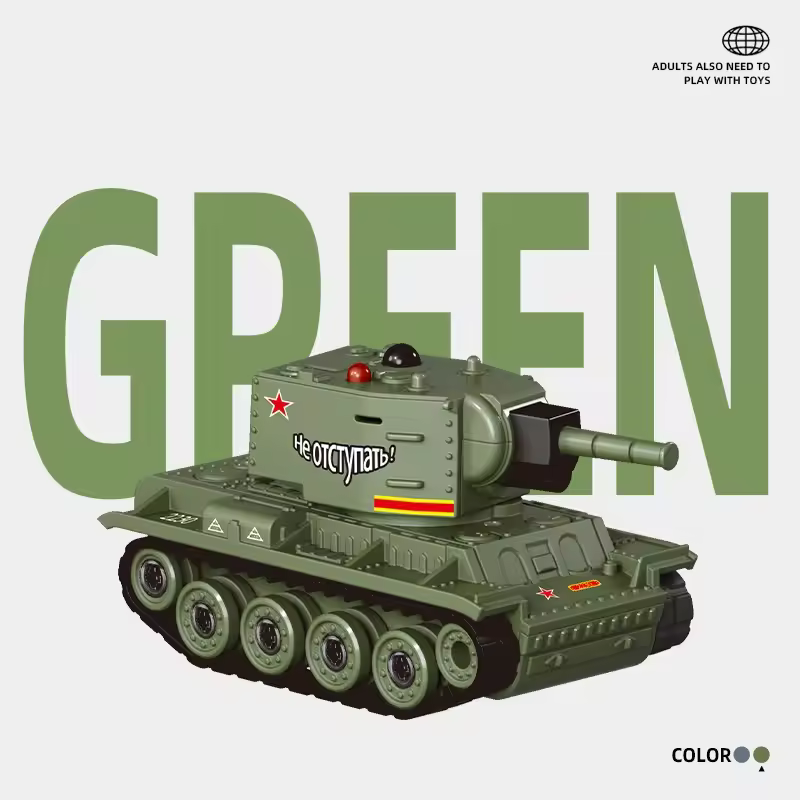 New 1/64 Mini Tank Simulation Remote Control Tank Battery Tracked Infrared Simulation Battle Competition 2.4g Children'S Gift