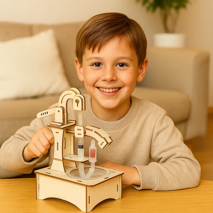 DIY Wooden Science Experiment Kit for Kids