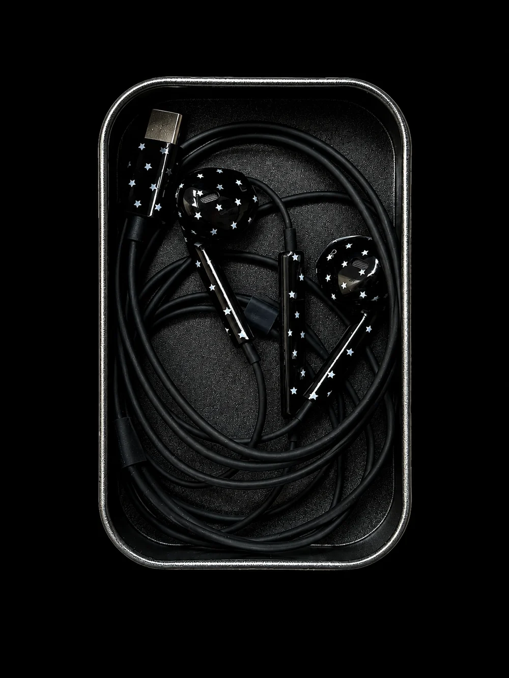 Cute Star & Polka Dot Wired Earbuds ⭐