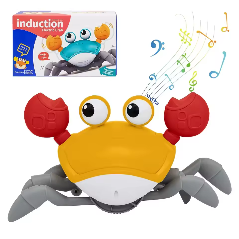 Dancing crab escape toy, perfect for babies to crawl and have interactive fun