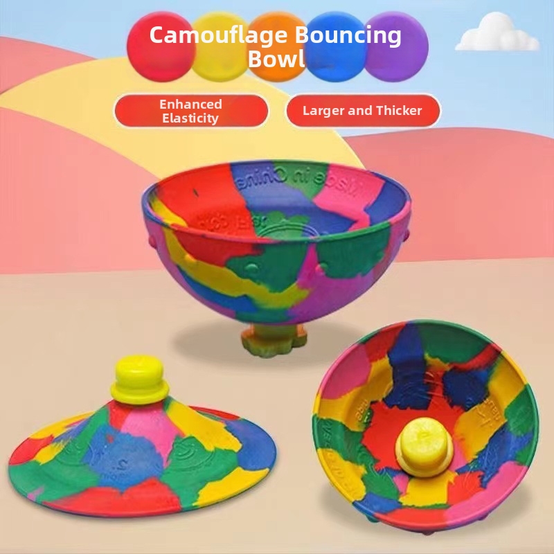 Camouflage Bounce Bowl – The Bounciest Fun Toy for Kids 🎉