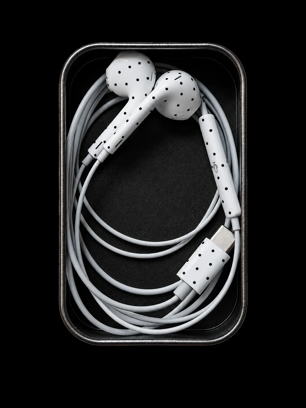 Cute Star & Polka Dot Wired Earbuds ⭐