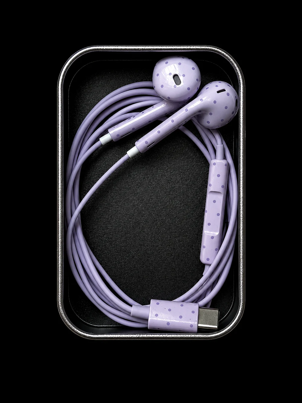 Cute Star & Polka Dot Wired Earbuds ⭐