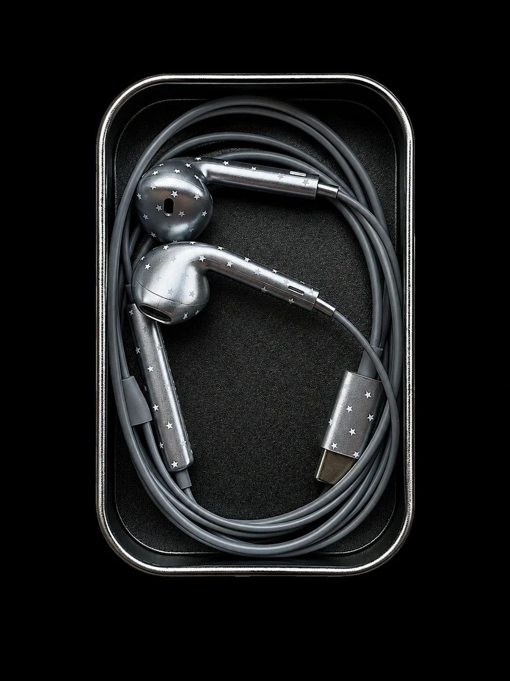 Cute Star & Polka Dot Wired Earbuds ⭐
