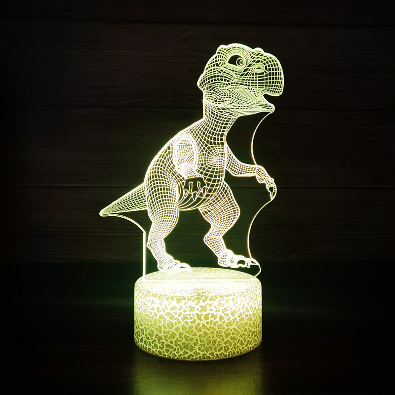 Dinosaur Toys, 3D T-Rex Night Light with Remote & Smart Touc