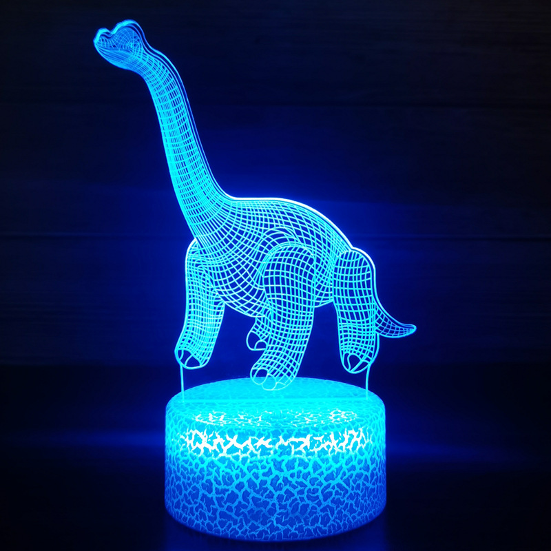 Dinosaur Toys, 3D T-Rex Night Light with Remote & Smart Touc